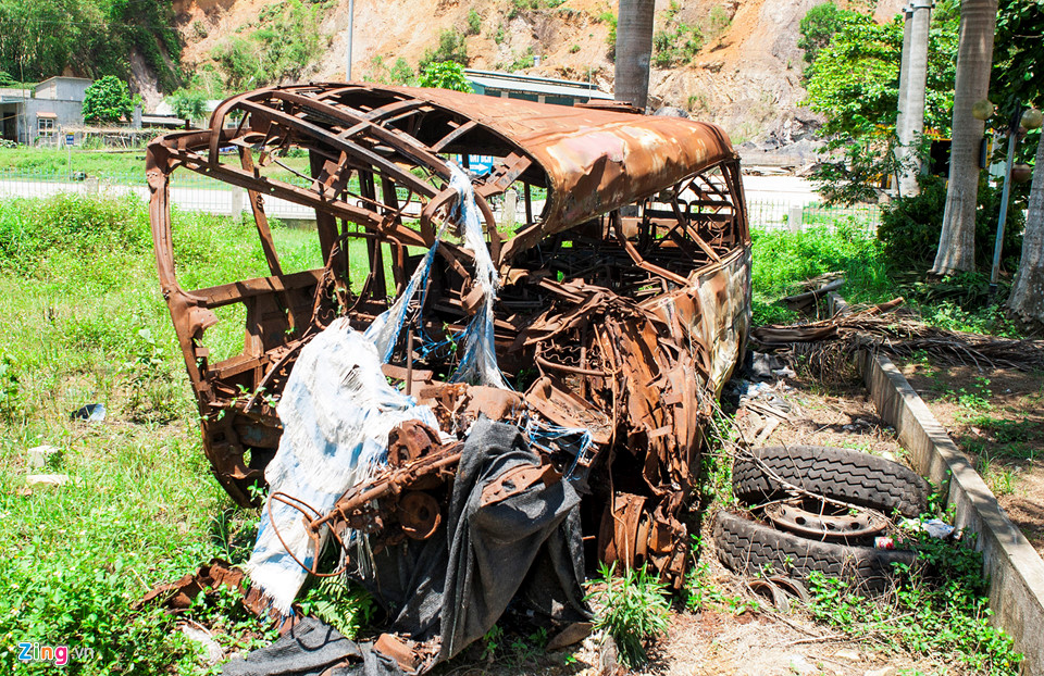 Nghĩa địa xe gặp nạn ở dốc Cun